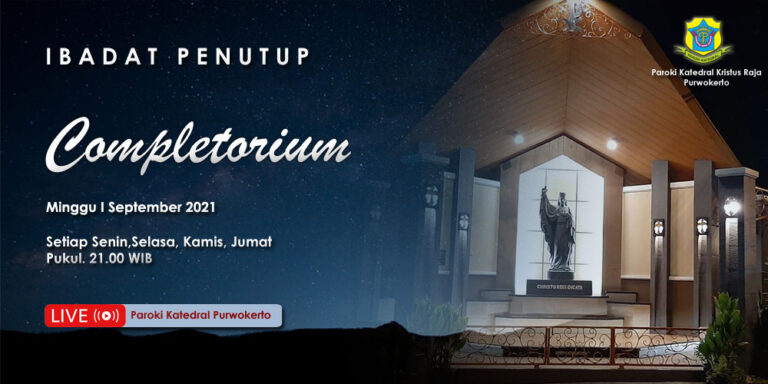 Completorium – Minggu I September 2021