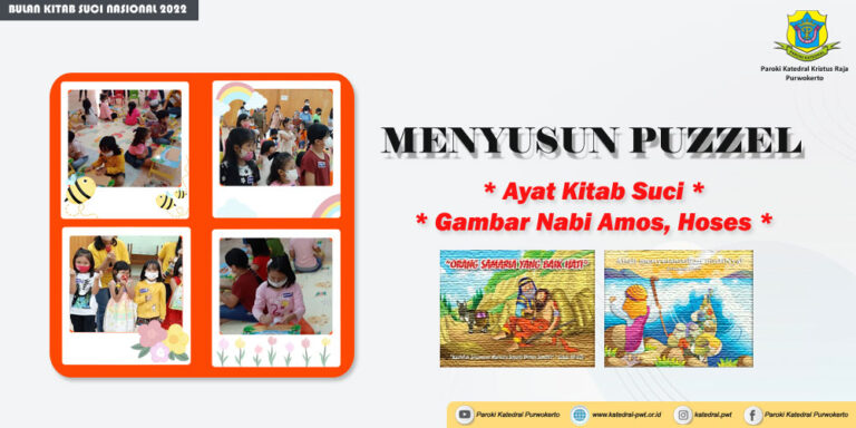 Menyusun Puzzel Kitab Suci dan Gambar