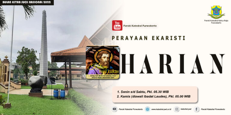 Misa Harian – Minggu IV September 2022