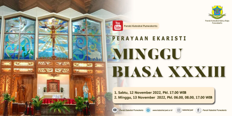 Misa Minggu Biasa XXXIII – November 2022