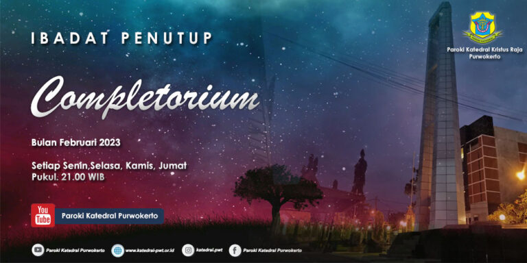 Completorium – Minggu III Februari 2023