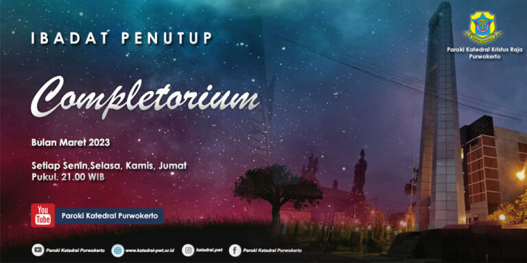 Completorium – Minggu II Maret 2023