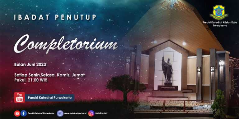 Completorium – Minggu V Juni 2023