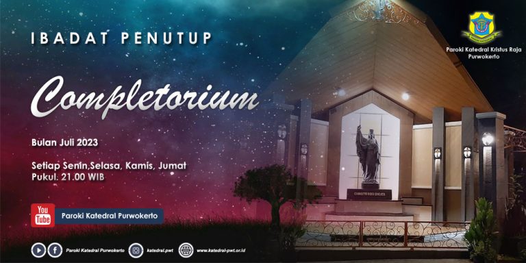 Completorium – Minggu IV Juli 2023