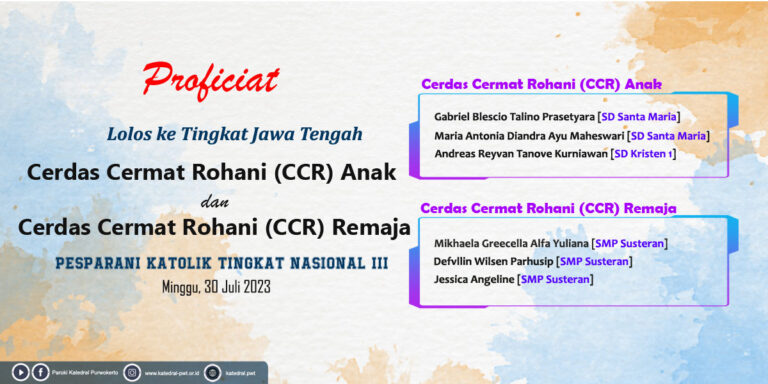 CCR – Lolos Tingkat Jawa Tengah