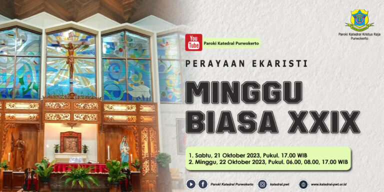 Misa Minggu Biasa XXIX – Oktober 2023