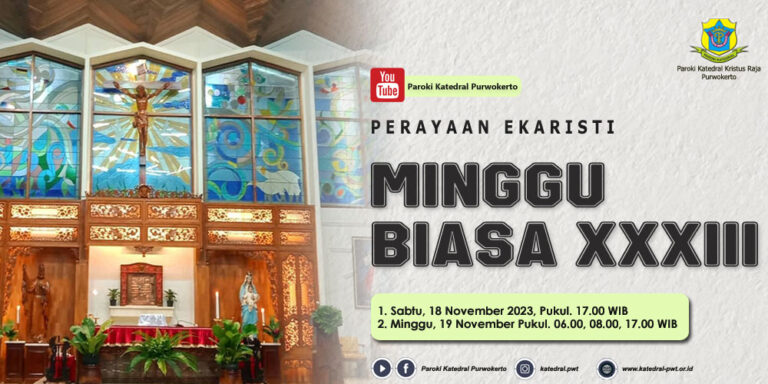 Misa Minggu Biasa XXXIII – November 2023