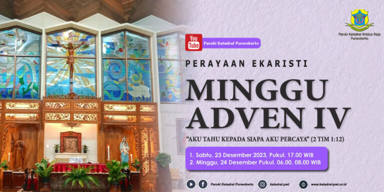 Misa Minggu Adven IV – Desember 2023