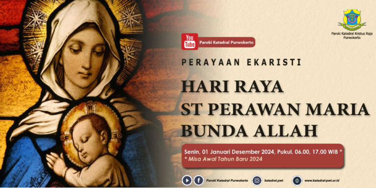 Misa Hari Raya St Perawan Maria Bunda Allah – Januari 2024