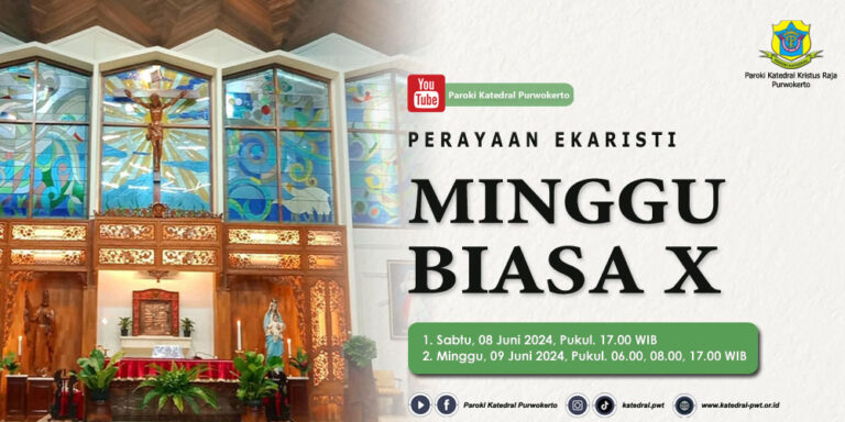 Misa Minggu Biasa X – Juni 2024
