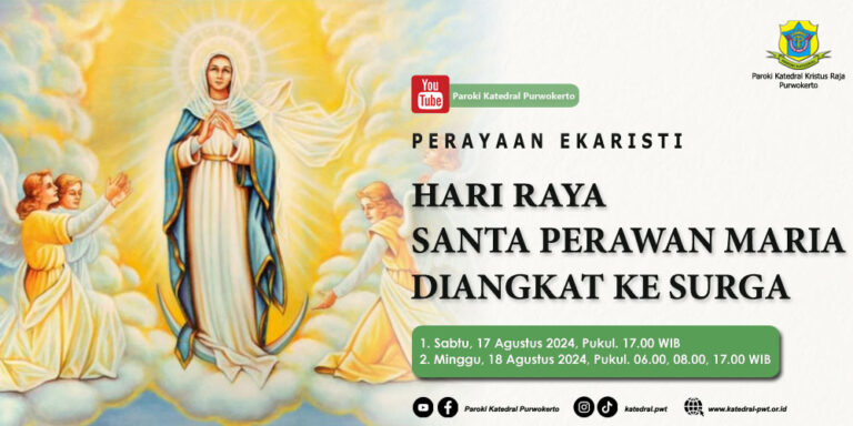 Misa Hari Raya Santa Perawan Maria Diangkat Ke Surga