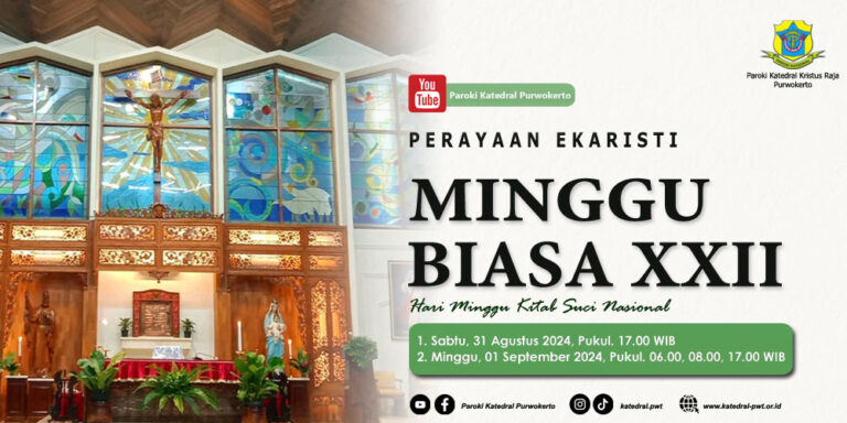Misa Minggu Biasa XXII – September 2024
