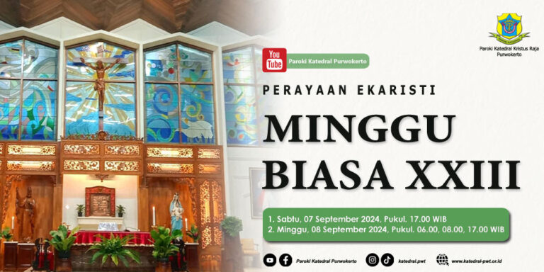 Misa Minggu Biasa XXIII – September 2024