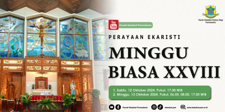 Misa Minggu Biasa XXVIII – Oktober 2024