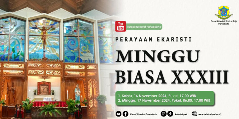 Misa Minggu Biasa XXXIII – November 2024