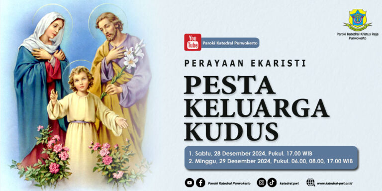 Misa Pesta Keluarga Kudus – Desember 2024