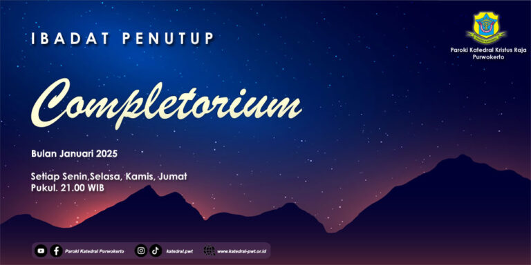 Completorium – Minggu IV Januari 2025