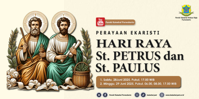 Misa Hari Raya St. Petrus dan St. Paulus – Juni 2025