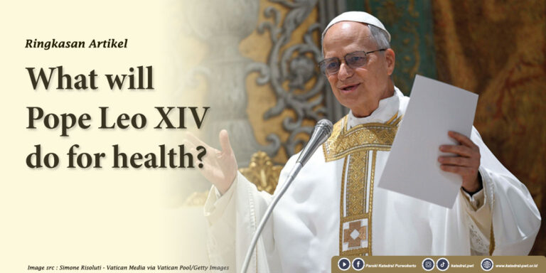 What will Pope Leo XIV do for health?