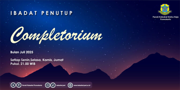 Completorium – Minggu I Juli 2025