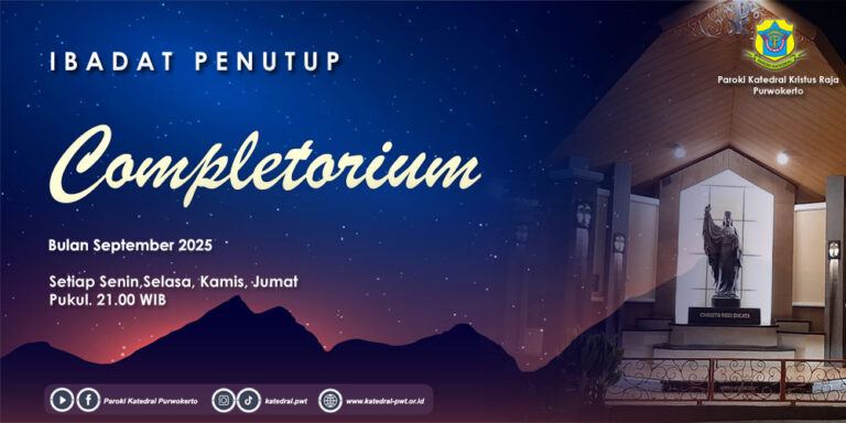Completorium – Minggu IV September 2025