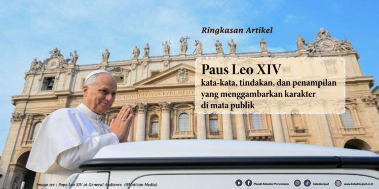 Paus Leo XIV : kata-kata, tindakan, dan penampilan