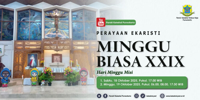 Misa Minggu Biasa XXIX – Oktober 2025
