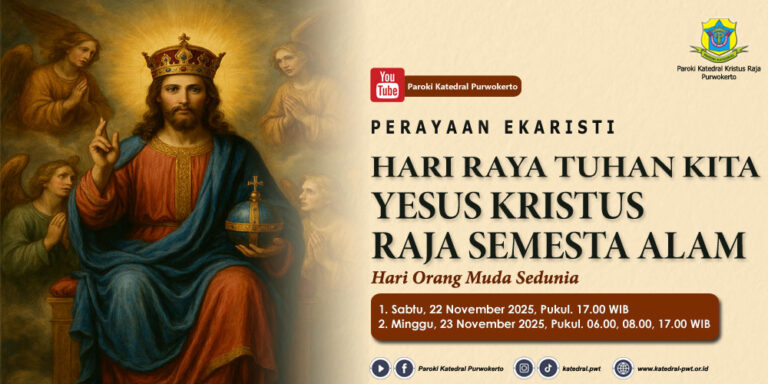 Misa HR Tuhan Yesus Kristus Raja Semesta Alam – November 2025