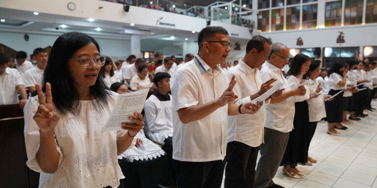 Pelantikan DPP, DKP dan Bendahara Paroki periode 2025-2028