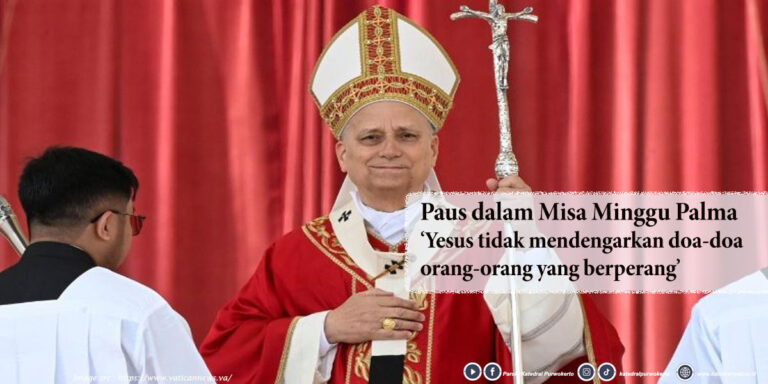 Homili Paus Leo XIV dalam Minggu Palma
