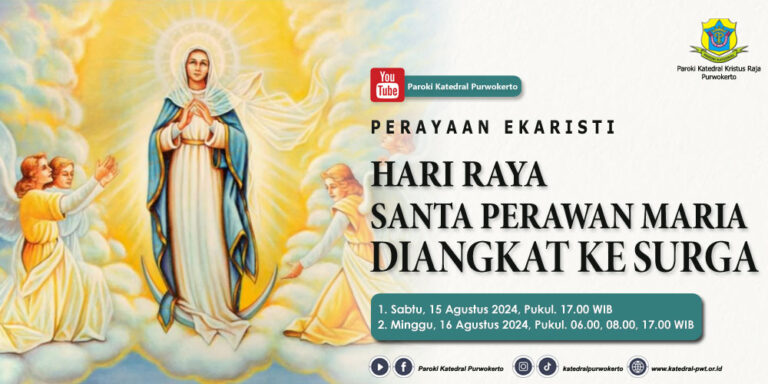 Misa Hari Raya Santa Perawan Maria Diangkat Ke Surga