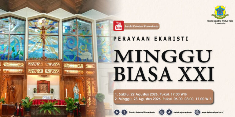 Misa Minggu Biasa XXI – Agustus 2026
