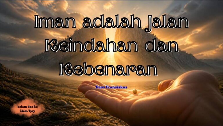 Iman yang Memulihkan, Harapan yang Menyelamatkan