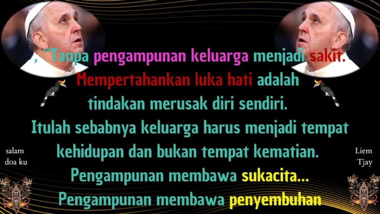 Jangan Menancapkan Paku Baru Pada Luka Lama