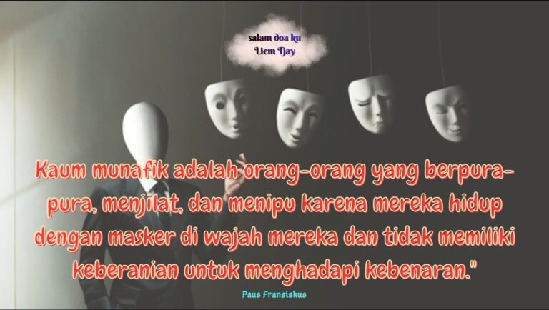 Jangan Hanya Tampak Saleh : Bersihkan Hati, Hidupi Kebenaran