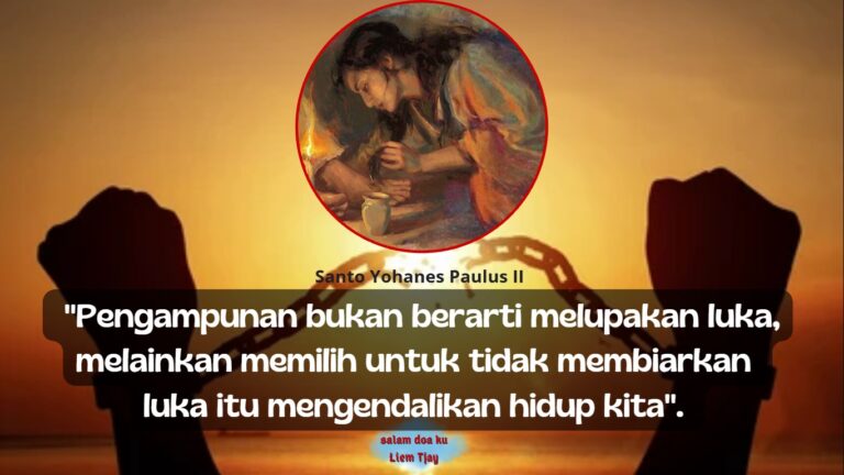 Kasih Lahir Dari Pertobatan